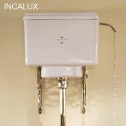 Silverdale Victorian High Level Toilet - Excludes Seat -Toilets Shop Silverdale Victorian High Level Toilet with Incalux Fittings 460