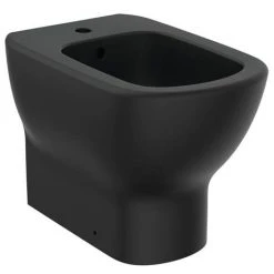 Ideal Standard Tesi Silk Black Back to Wall Bidet -Toilets Shop T3540V3 D1 460