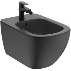 Ideal Standard Tesi Silk Black Wall Hung Bidet