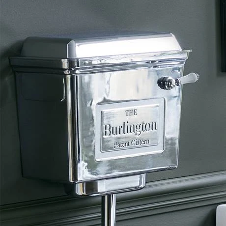 Burlington Standard Medium Level WC with Chrome Lever Cistern 4 Burlington Standard Medium Level WC with Chrome Lever Cistern - Image 2