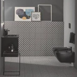 Ideal Standard Tesi Silk Black AquaBlade Wall Hung WC + Soft Close Seat -Toilets Shop TESSB WH SC D4 460