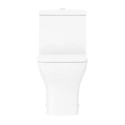 Toreno Square Rimless Close Coupled Toilet + Soft Close Seat -Toilets Shop TSRWC d3 460
