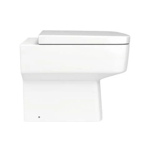 Venice Abstract White Complete Toilet Unit w. Pan, Cistern + Polished Chrome Flush 4 Venice Abstract White Complete Toilet Unit w. Pan, Cistern + Polished Chrome Flush - Image 2