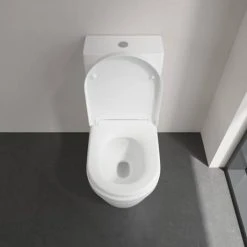 Villeroy and Boch Architectura Rimless Close Coupled Toilet (Bottom Entry Water Inlet) + Seat -Toilets Shop VBAABISS D4 460 1