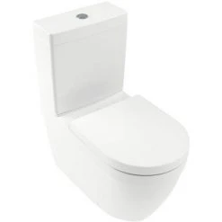 Villeroy and Boch Architectura Rimless Close Coupled Toilet (Side/Rear Entry Water Inlet) + Seat -Toilets Shop VBAABISS D6 460