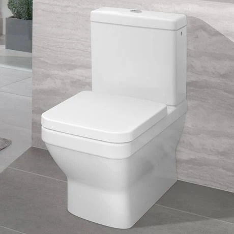 Villeroy and Boch Architectura Square Close Coupled Toilet + Soft Close Seat 4 Villeroy and Boch Architectura Square Close Coupled Toilet + Soft Close Seat - Image 2