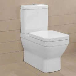 Villeroy and Boch Architectura Square Close Coupled Toilet + Soft Close Seat