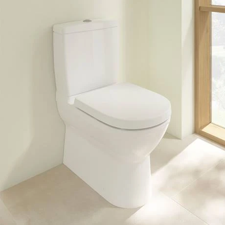 Villeroy and Boch O.novo BTW Close Coupled Toilet (Bottom Entry Water Inlet) + Soft Close Seat 5 Villeroy and Boch O.novo BTW Close Coupled Toilet (Bottom Entry Water Inlet) + Soft Close Seat - Image 3