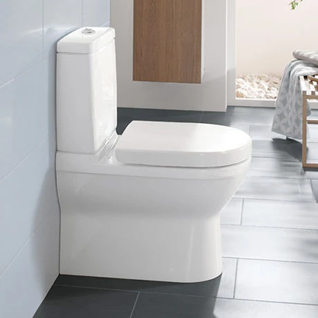 Villeroy and Boch O.novo BTW Close Coupled Toilet (Bottom Entry Water Inlet) + Soft Close Seat 3 Villeroy and Boch O.novo BTW Close Coupled Toilet (Bottom Entry Water Inlet) + Soft Close Seat