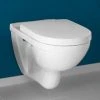 Villeroy and Boch O.novo DirectFlush Rimless Wall Hung Toilet + Soft Close Seat -Toilets Shop VBONRWHWC P