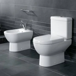 Villeroy and Boch Subway Open Back Close Coupled Toilet + Soft Close Seat -Toilets Shop VBSBCCOB D2 460