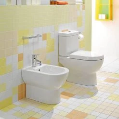 Villeroy and Boch Subway Open Back Close Coupled Toilet + Soft Close Seat -Toilets Shop VBSBCCOB D3 460