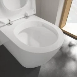 Villeroy and Boch Subway 2.0 DirectFlush Rimless BTW Close Coupled Toilet (Bottom Entry Water Inlet) + Soft Close Seat 9 Villeroy and Boch Subway 2.0 DirectFlush Rimless BTW Close Coupled Toilet (Bottom Entry Water Inlet) + Soft Close Seat -Toilets Shop VBSBICCW D1 460 1