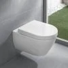 Villeroy and Boch Subway 2.0 Wall Hung Toilet + Soft Close Seat -Toilets Shop VBSBTWW P