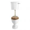 Heritage - New Victoria Low-level WC & Gold Flush Pack - Various Lever Options -Toilets Shop VIC LL G P