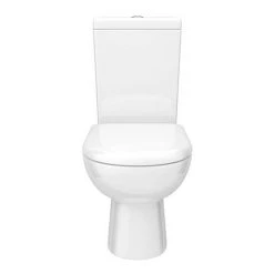 Vienna Short Projection Cloakroom Toilet with Seat -Toilets Shop VIEWC n d1 460