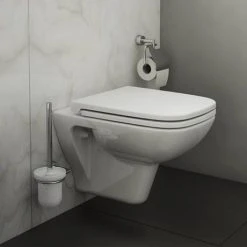 VitrA - S20 Model Wall Hung 52cm Pan - 2 x Seat Options -Toilets Shop VIT S20 WH52 d3 460