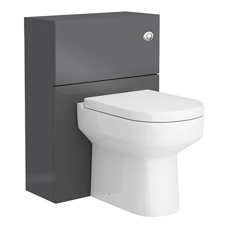 Apollo2 600mm Gloss Grey WC Unit Only 3 Apollo2 600mm Gloss Grey WC Unit Only