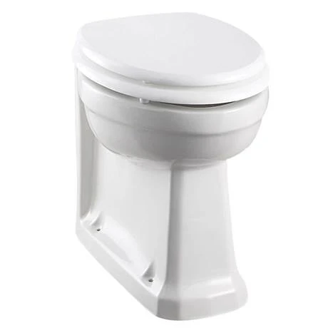 Burlington 60 Back to Wall Unit & Pan (excluding Seat) - Blue 4 Burlington 60 Back to Wall Unit & Pan (excluding Seat) - Blue - Image 2