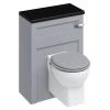 Burlington 60 Back to Wall Unit & Wall Hung Pan (excluding Seat) - Classic Grey 2 Burlington 60 Back to Wall Unit & Wall Hung Pan (excluding Seat) - Classic Grey -Toilets Shop W60G P10 W33A P
