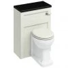 Burlington 60 Back to Wall Unit & Pan (excluding Seat) - Sand -Toilets Shop W60S P14 P