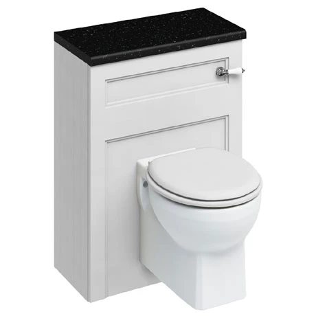 Burlington 60 Back to Wall Unit & Wall Hung Pan (excluding Seat) - Matt White 3 Burlington 60 Back to Wall Unit & Wall Hung Pan (excluding Seat) - Matt White