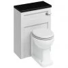 Burlington 60 Back to Wall Unit & Pan (excluding Seat) - Matt White -Toilets Shop W60W P14 P