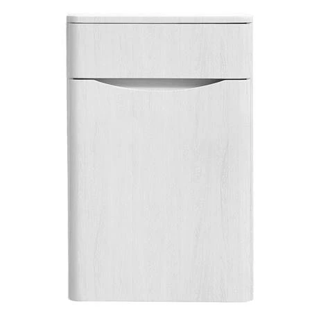 Monza White Ash WC Unit Only - 500mm Wide 6 Monza White Ash WC Unit Only - 500mm Wide - Image 4