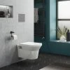 Dual Flush Concealed WC Cistern with Wall Hung Frame + Modern Toilet -Toilets Shop WHFP new p