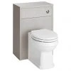 York Traditional Grey BTW WC Unit with Pan + Top-Fixing Seat -Toilets Shop YWCGRY prod