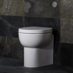 Roper Rhodes Zest Short Projection Back to Wall WC Pan & Soft Close Seat 7 Roper Rhodes Zest Short Projection Back to Wall WC Pan & Soft Close Seat -Toilets Shop ZBWPAN45 D1 460