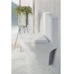 VitrA - Zentrum Close Coupled Toilet - Open Back - 2 x Seat Options -Toilets Shop ZEN OB CCWC SFT AA 460