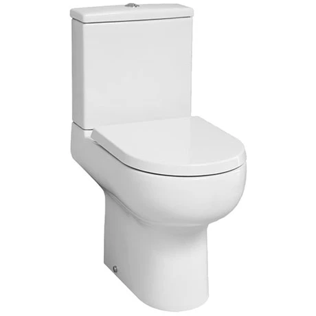 Britton Bathrooms Zen Close Coupled Toilet + Soft Close Seat 3 Britton Bathrooms Zen Close Coupled Toilet + Soft Close Seat