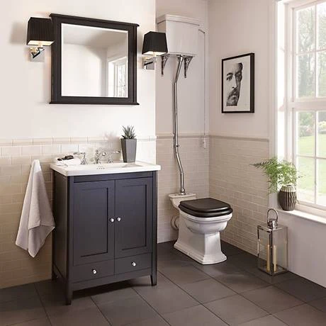 Imperial Radcliffe High Level Toilet with Ceramic Plate + Chrome Fittings 5 Imperial Radcliffe High Level Toilet with Ceramic Plate + Chrome Fittings - Image 3